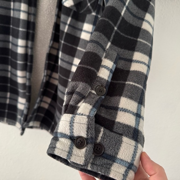 Freedom Foundry Plaid Ultra Soft Fleece Button Up Sherpa Lined Button Up XL - Picture 6 of 12